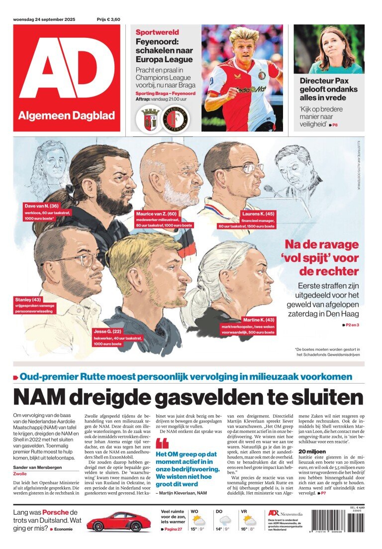Algemeen Dagblad Van Zaterdag 3 September